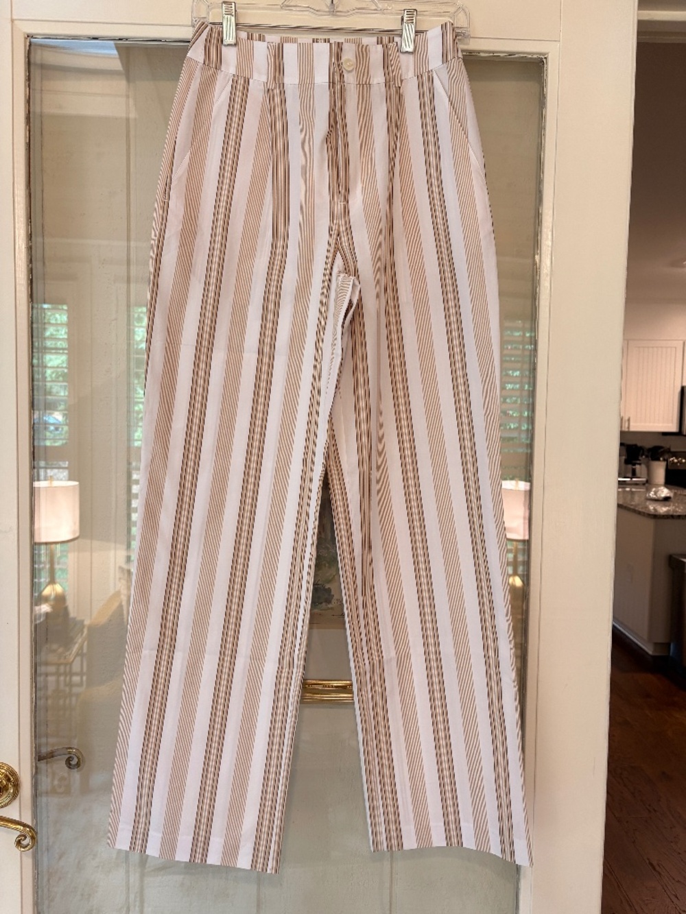 KULE: THE GRABLE Striped Women's Pants Size 0 NWT